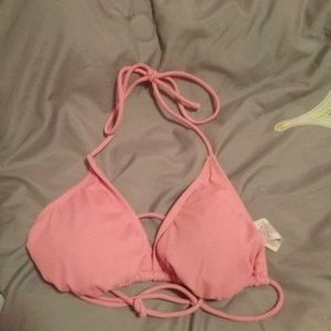 Bright peach swim top